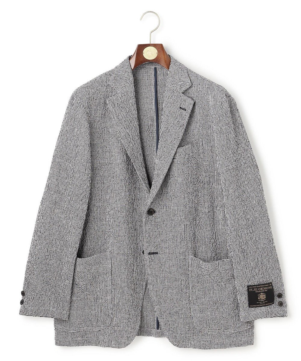 J.PRESS MEN 【SHACKET】ストレッチリネンサッカー ジャケット 