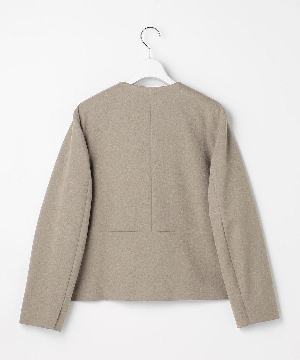 J.PRESS LADIES S 【WEB限定カラーあり】ツムギートflannel ノーカラー ジャケット 