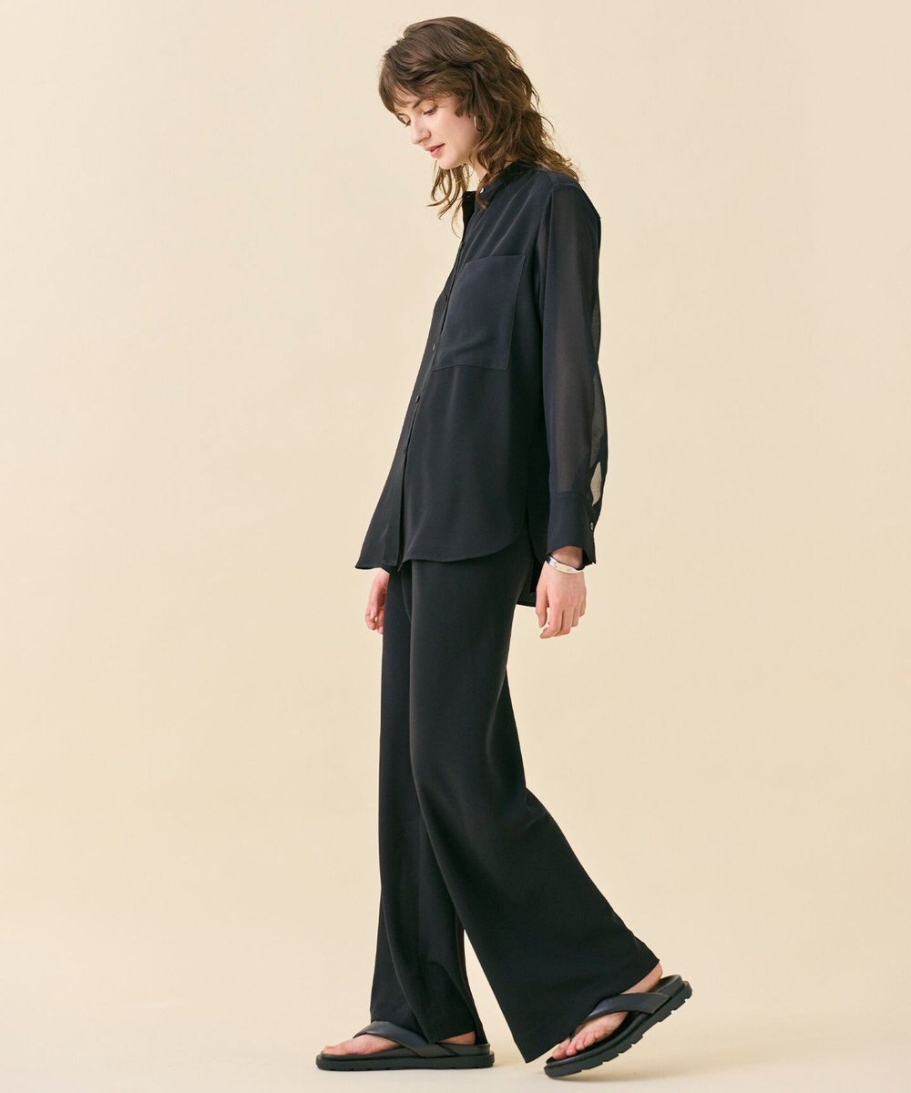 BEIGE， 【WEB限定・洗える】CELOSIA / ドロストワイドパンツ 