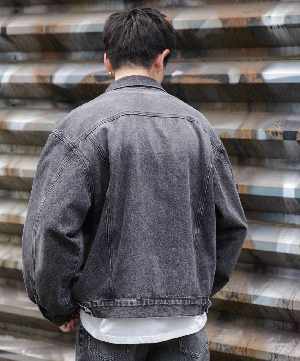 WEGO 【ユニセックス着用ITEM】BIGデニムジャケット 