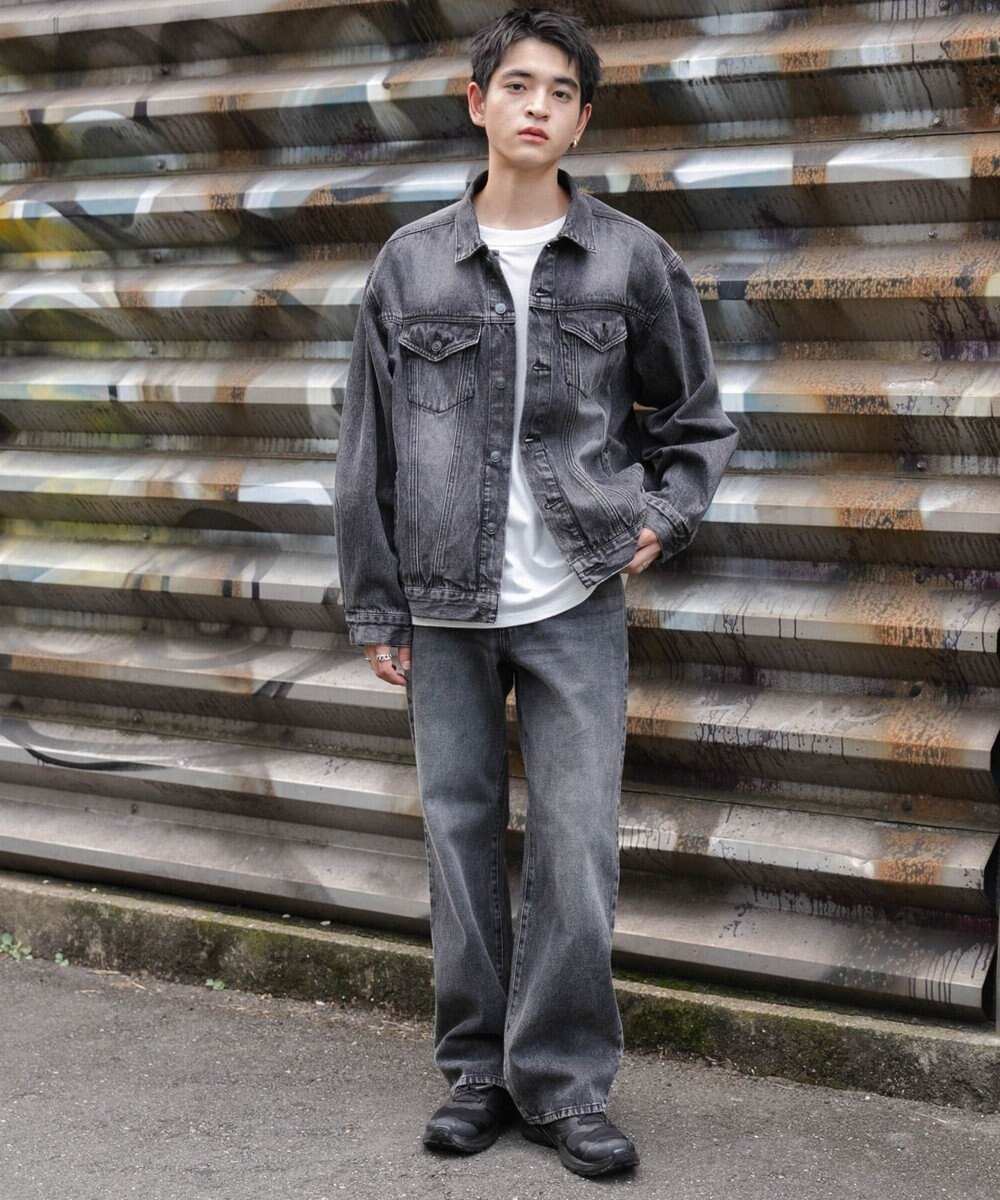WEGO 【ユニセックス着用ITEM】BIGデニムジャケット 