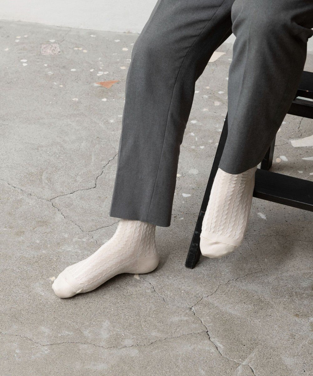 TRICOTE BUMPY LACE SOCKS／バンピーレースソックス 