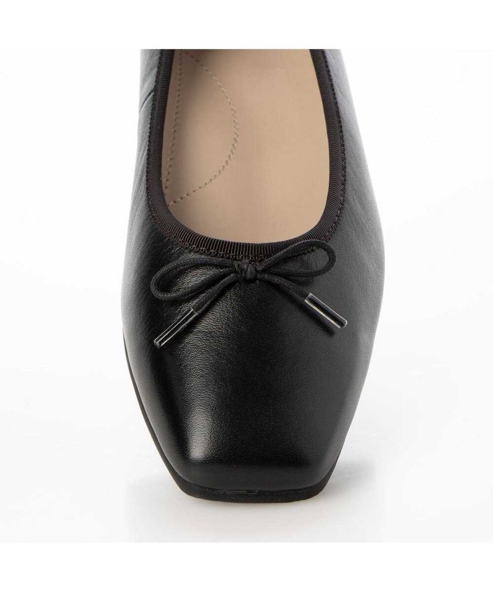 ing <ing>【WEB限定】スクエアトゥバレエシューズ 