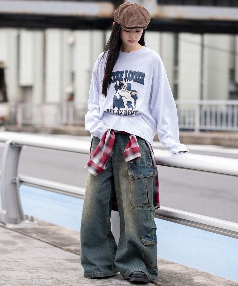 WEGO 【ユニセックス着用ITEM】グラフィックBIG　T（長袖） 