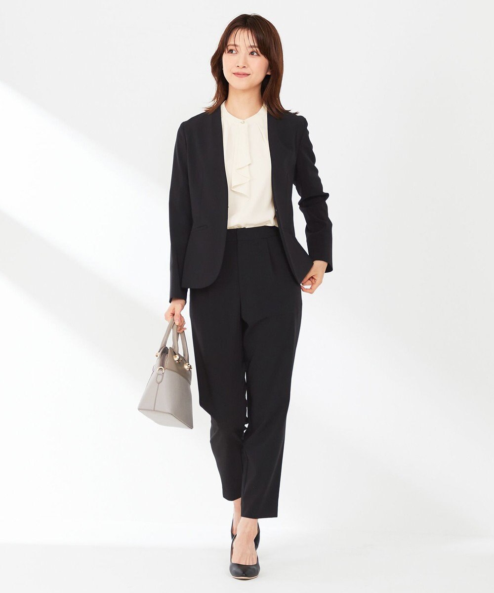 ANY SIS 【セットアップ可】セレモニーダブルクロス テーパードパンツ 