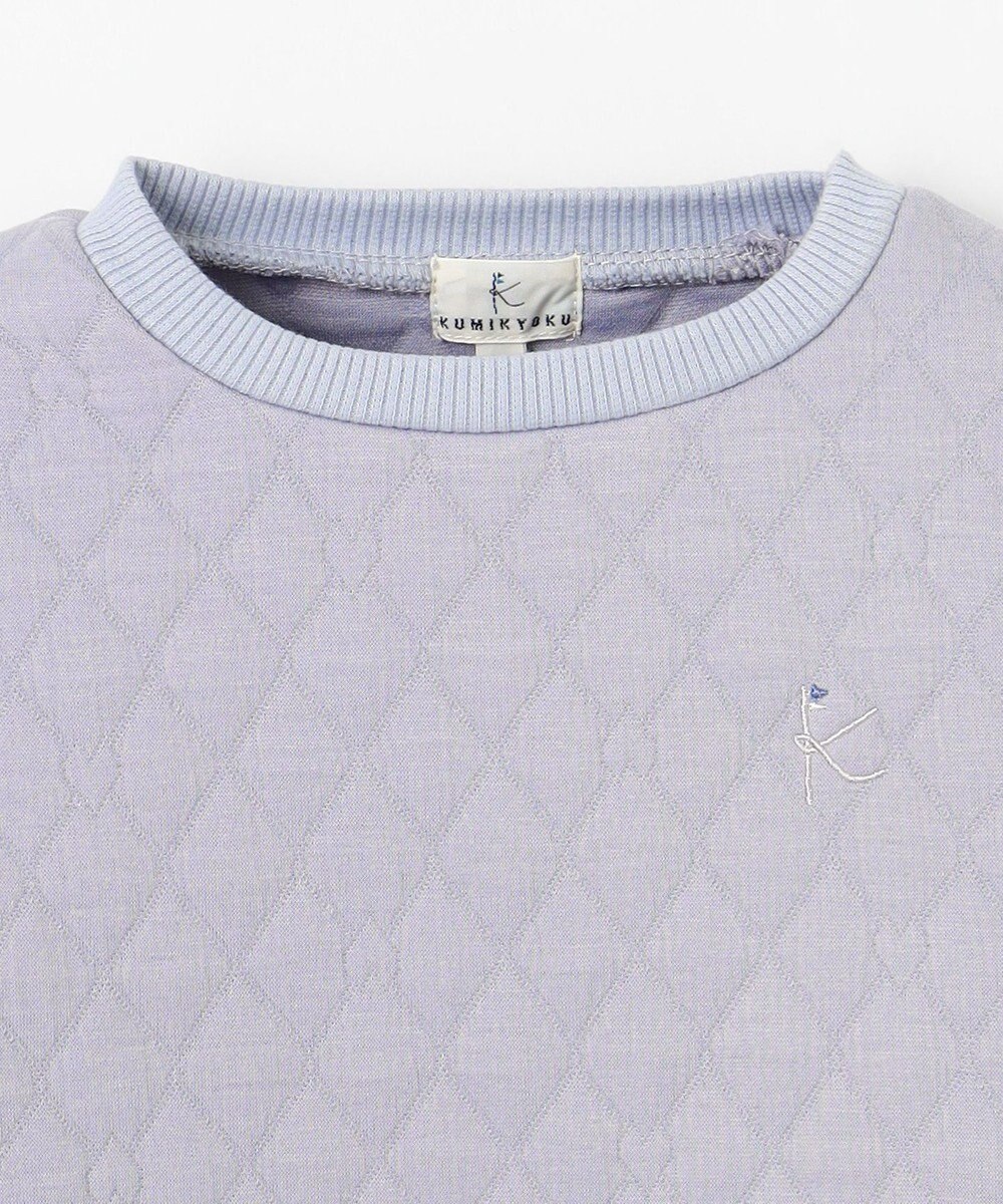 組曲 KIDS 【90-100㎝】ハートキルトジャガード トレーナー 