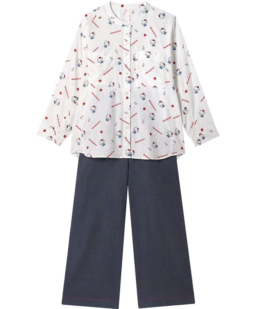 ワコール／睡眠科学 パジャマ 長袖 長ズボン 綿100%(本体) 寝返りしやすい 【睡眠科学×サンリオキャラクターズ】 レディース YDX651 睡眠科学／ワコール 