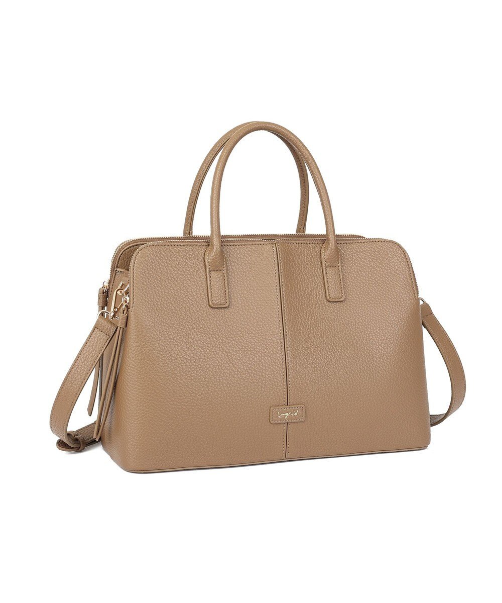 style code 新入荷【 通勤・通学対応 A4サイズ収納可能 】ダブルファスナー　三層仕切り トートバッグ 