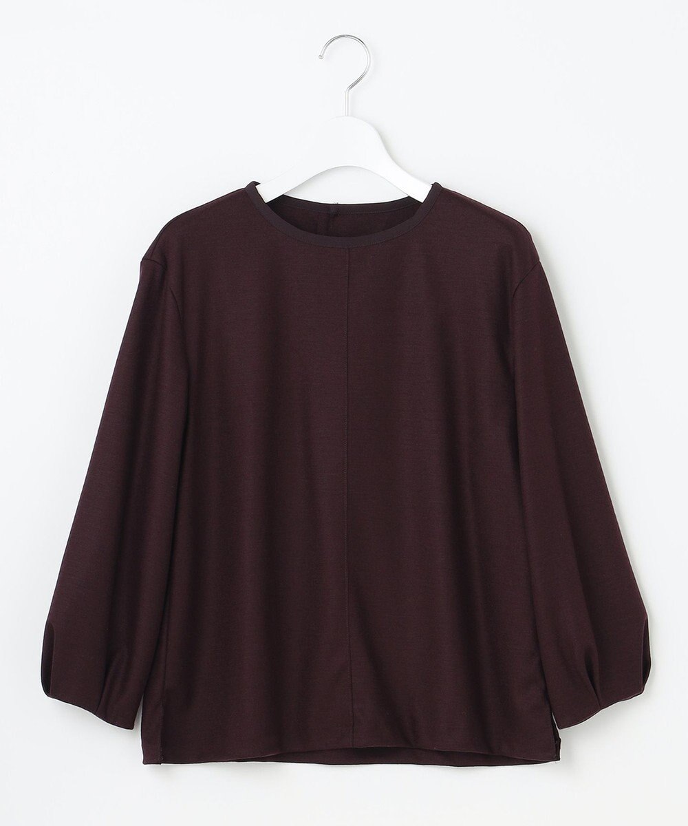 J.PRESS LADIES L 【イージーケア】ウールスムースジャージー カットソー 