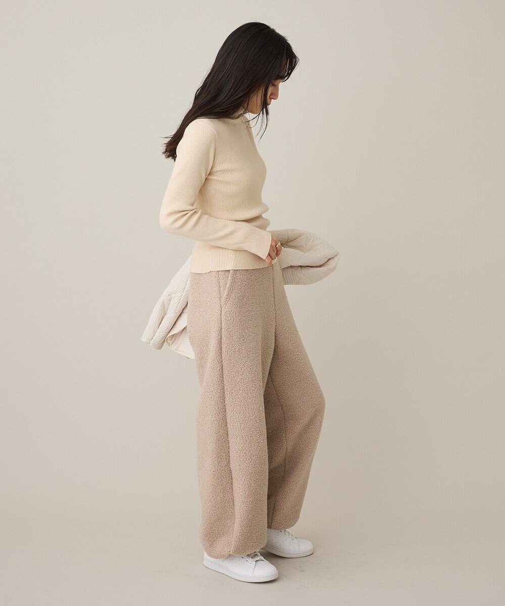 CRAFT STANDARD BOUTIQUE ブークレ風カットソーパンツ 