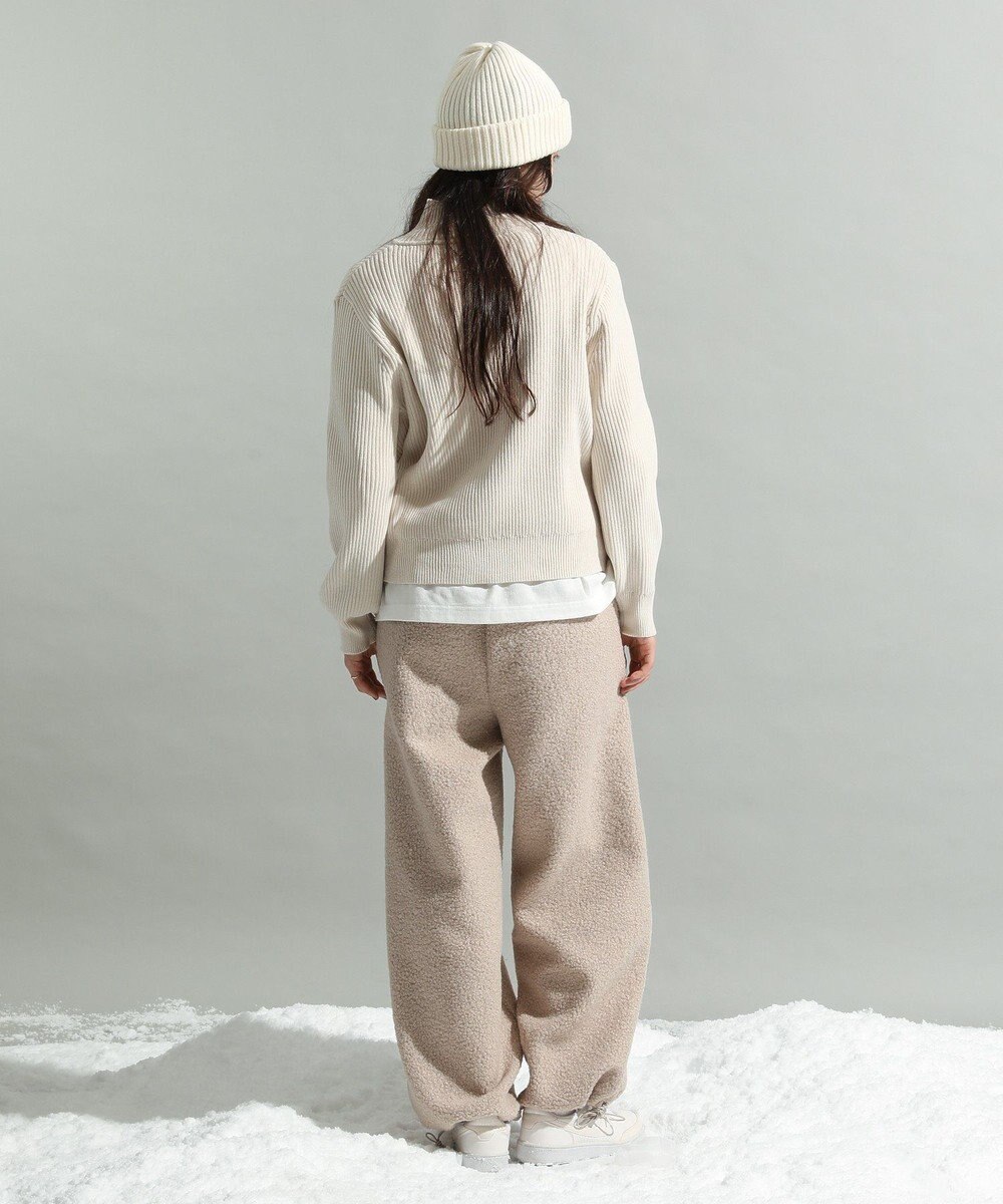 CRAFT STANDARD BOUTIQUE ブークレ風カットソーパンツ 