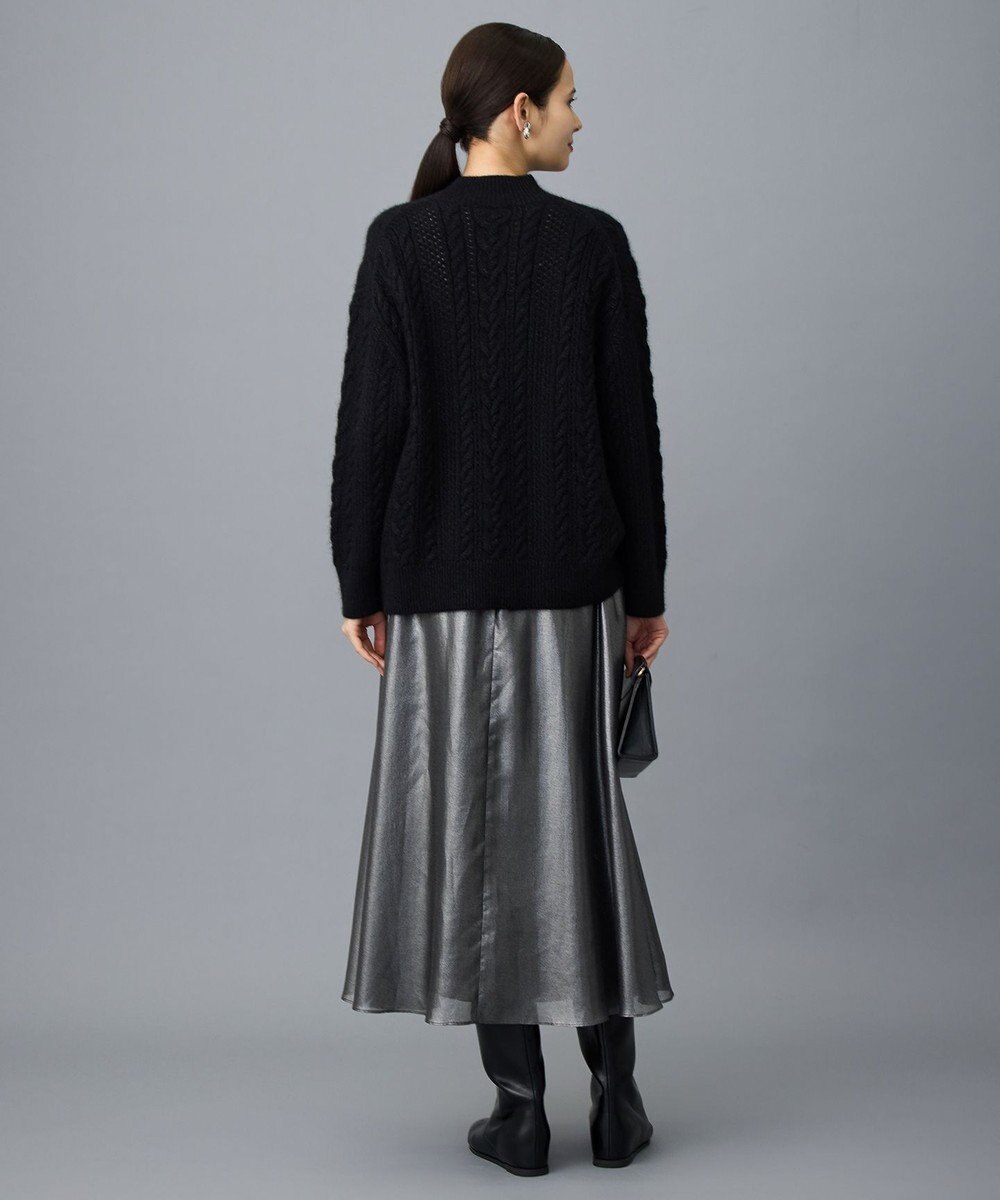 自由区 L 【カタログ掲載】シャイニーギャザー スカート 