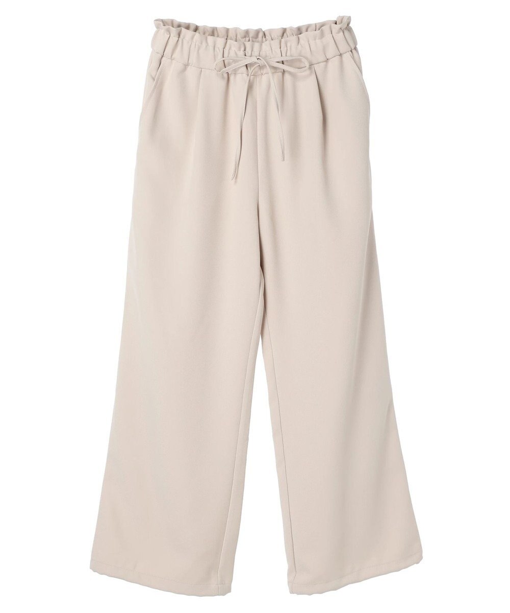 earth music&ecology 裾ドロストパラシュートパンツ 