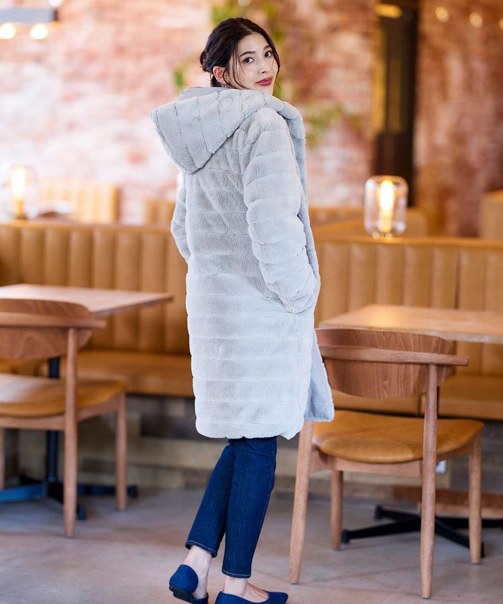 Tiaclasse 【2WAY】エコファーキルティングリバーシブルコート 