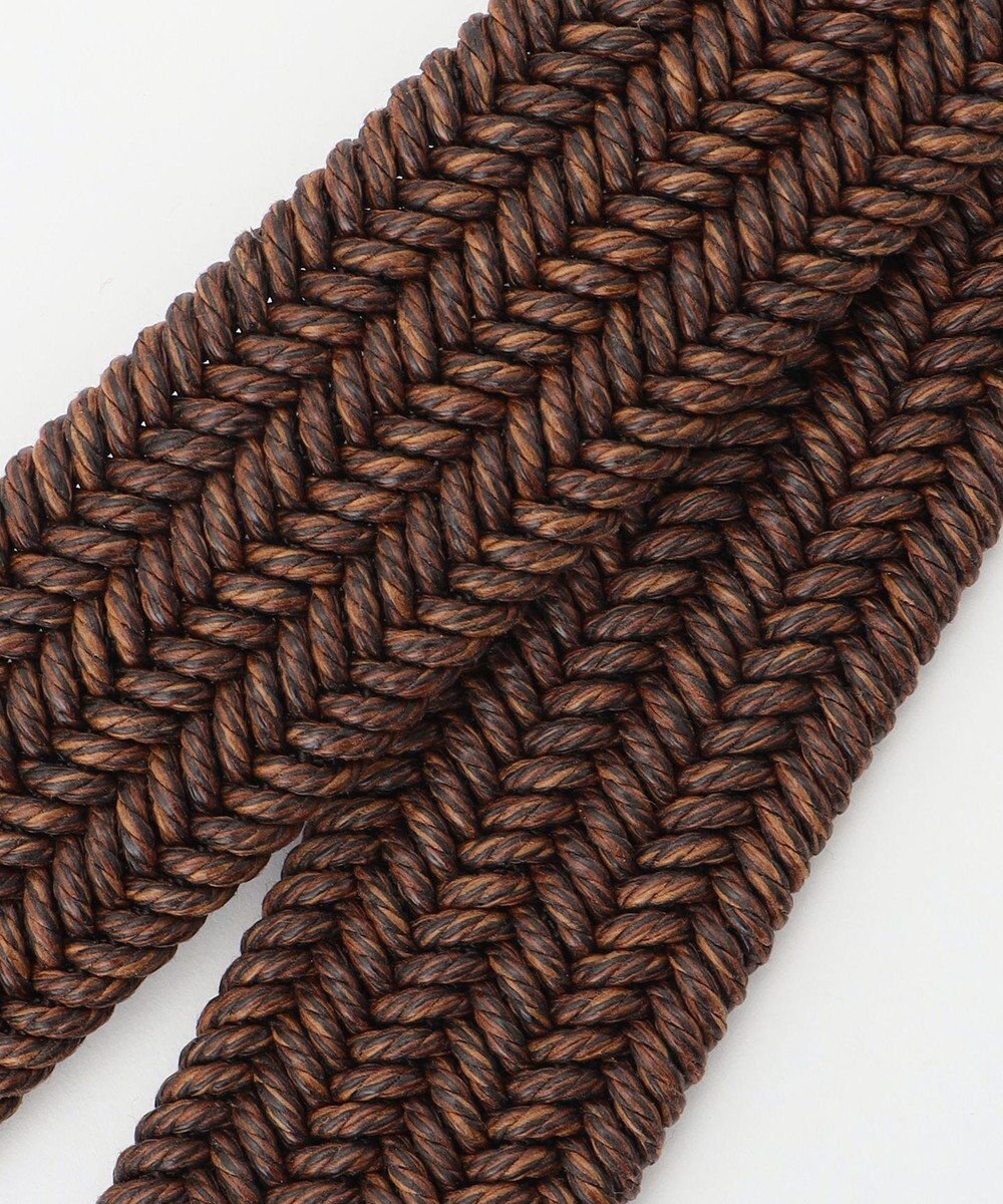 JOSEPH ABBOUD 【キングサイズ・イタリア素材・ストレッチ・日本製】 コットンメランジストレッチ ベルト 