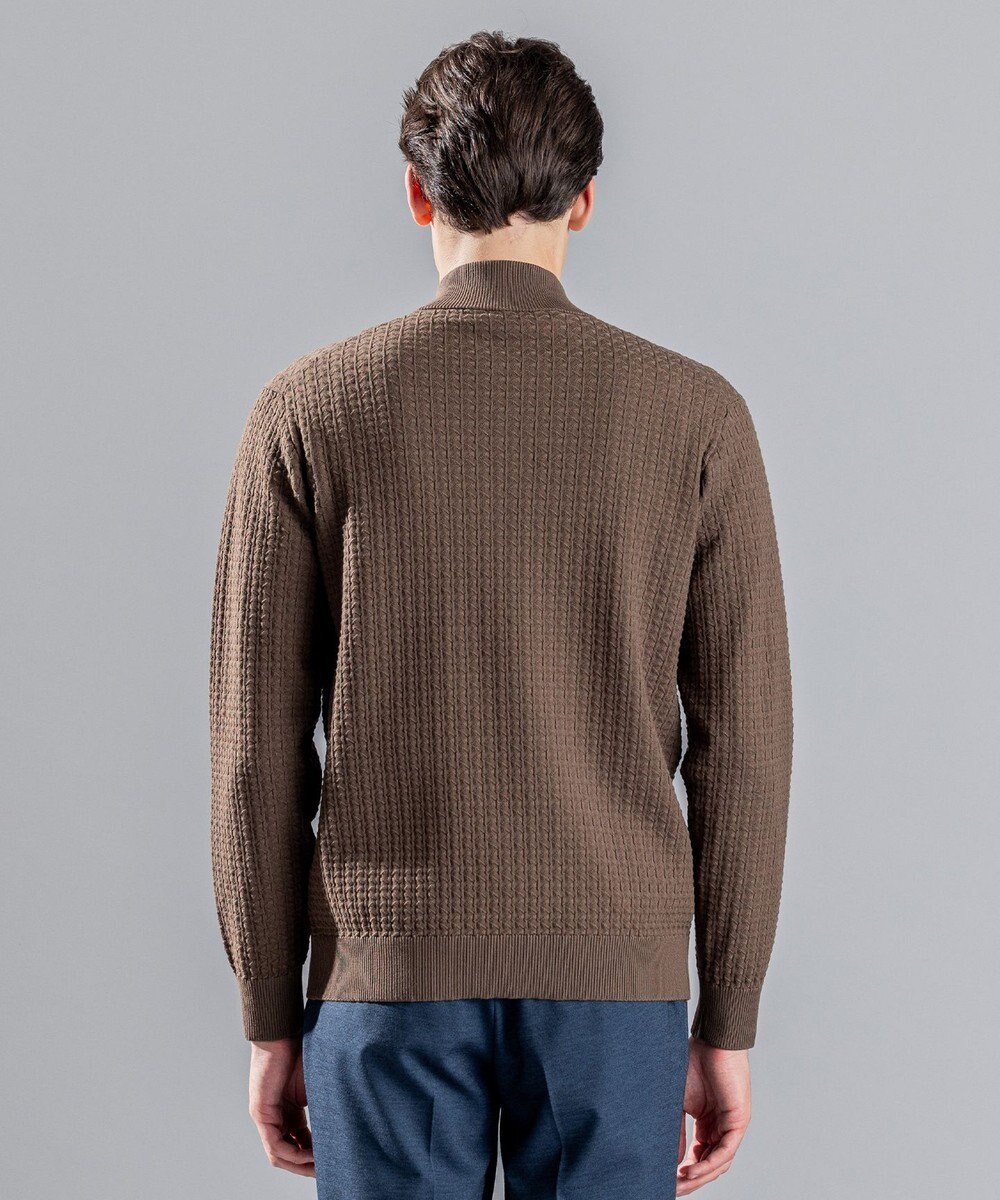 JOSEPH HOMME 【イージーケア】 ヴィスコースリンクス　ジップアップカーディガン 