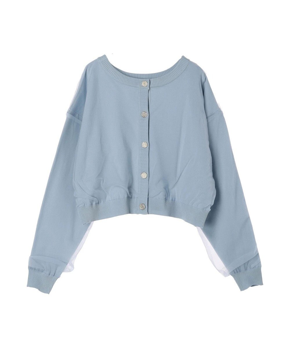 Green Parks ・ＥＬＥＮＣＡＲＥ　ＤＵＥ　２ｗａｙチュールレイヤーカーデ 