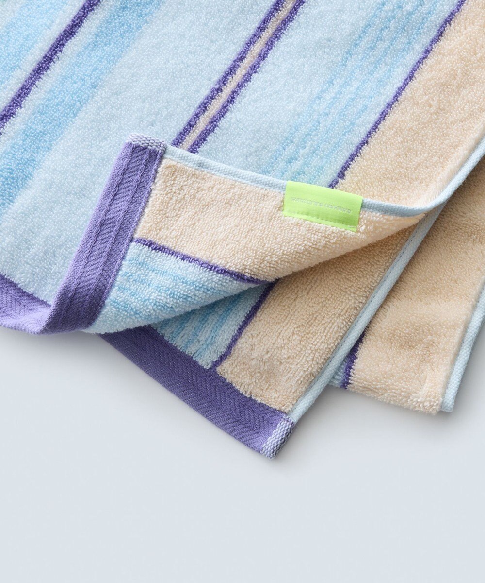 COQ 【SUPER ZERO】STRIPE VIBES ストライプフェイスタオル 