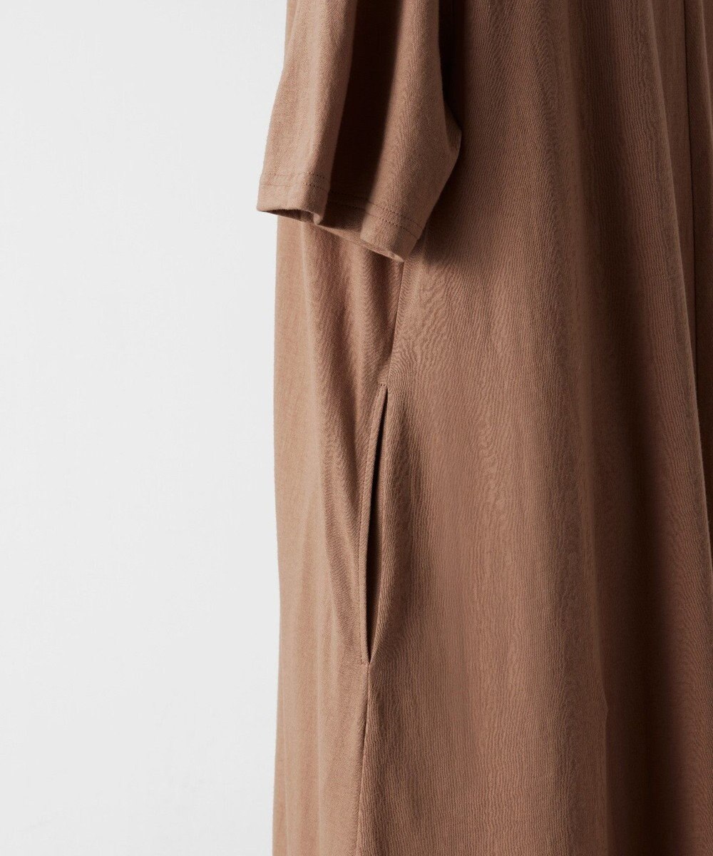 TOQUE 〈大草直子さんアドバイザー〉 【天然素材】タンギス コットン天竺 半袖ワンピース 