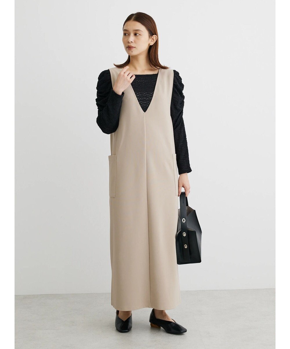 Green Parks ・ＥＬＥＮＣＡＲＥ　ＤＵＥ　２ｗａｙＶネックジャンスカ 