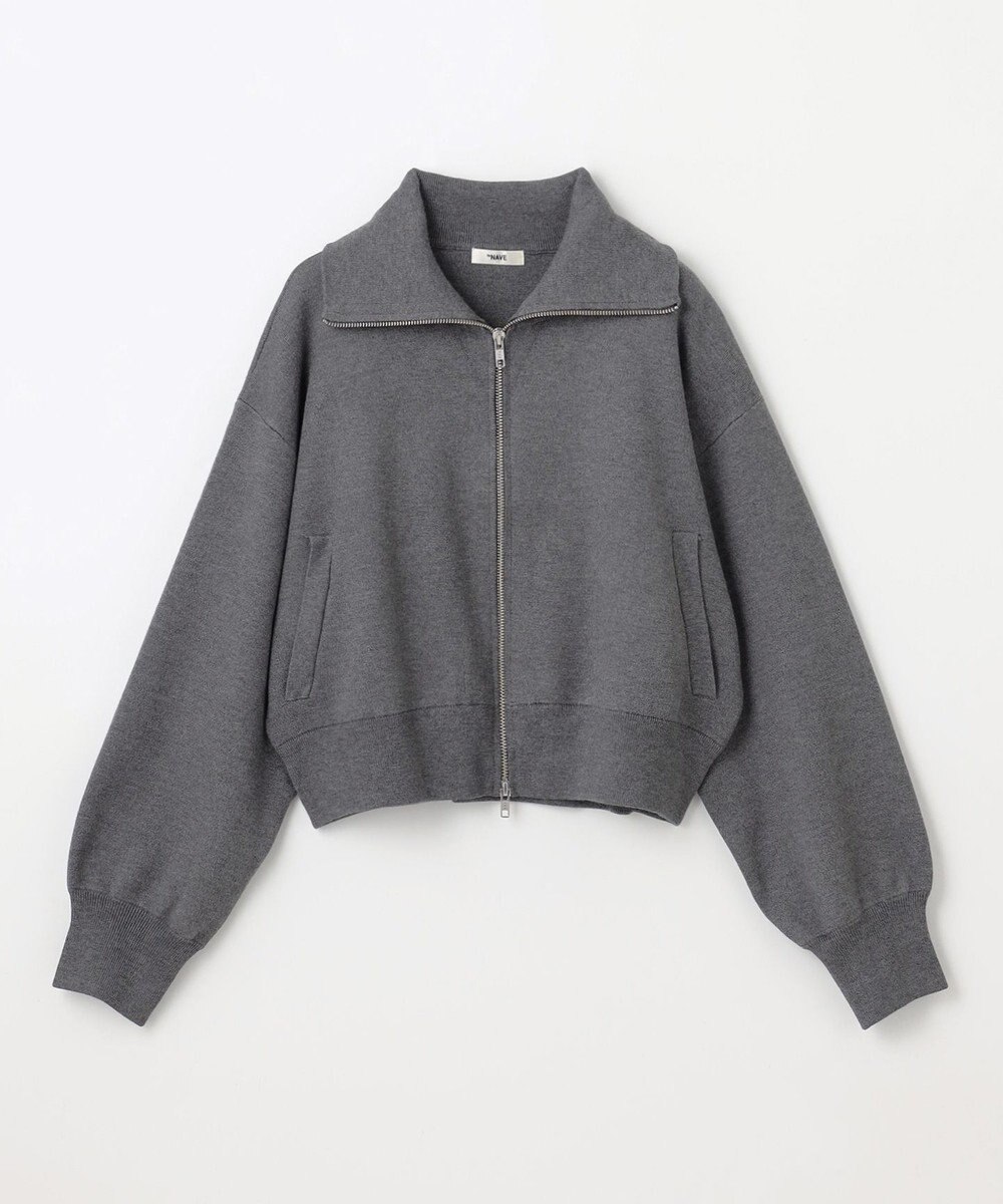 NAVE 【ReNAVE・洗える】スムースニット トラックジャケット 