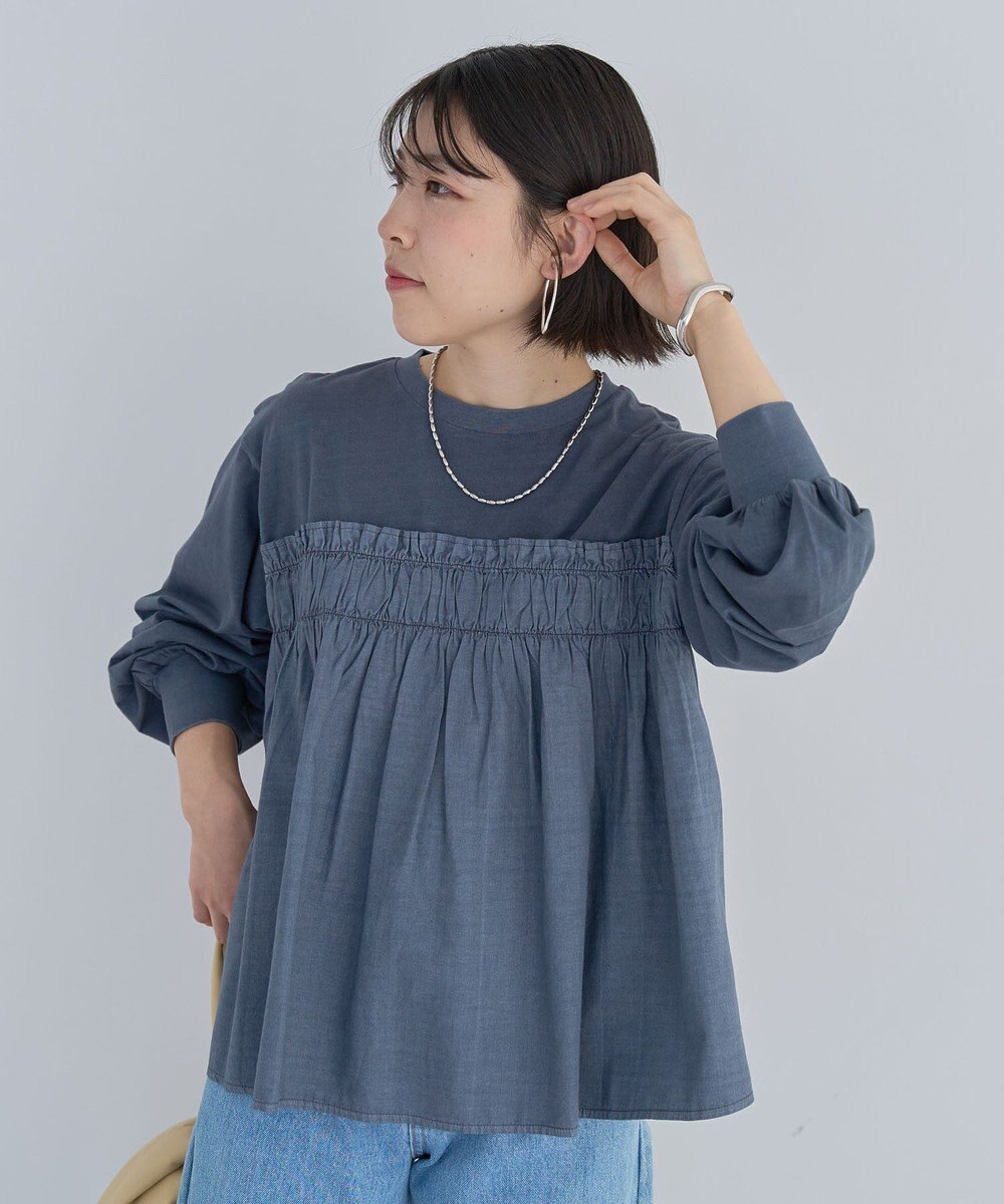 Green Parks ピグメントドッキングシャーリングプルオーバー 