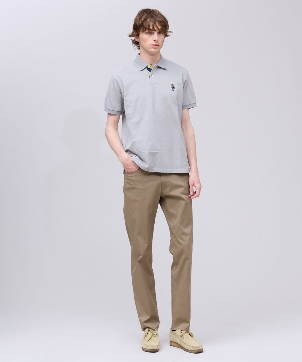 J.PRESS MEN 【ストレッチ】コンパクトピケストレッチ５ポケット パンツ 