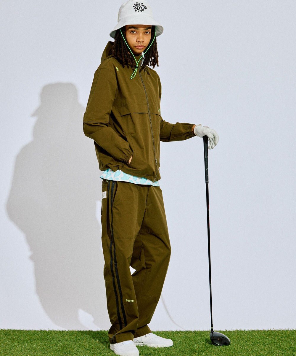PW CIRCULUS 【撥水加工/ストレッチ】【MEN】2Way デタッチャブルブルゾン（長袖/半袖）  ゴルフ 