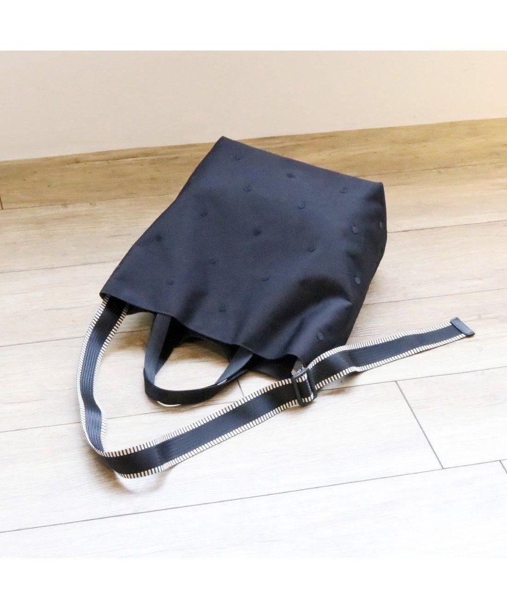 UNBILLION カシュカシュ cachecache / ドット刺繍ナイロン2wayショルダー 