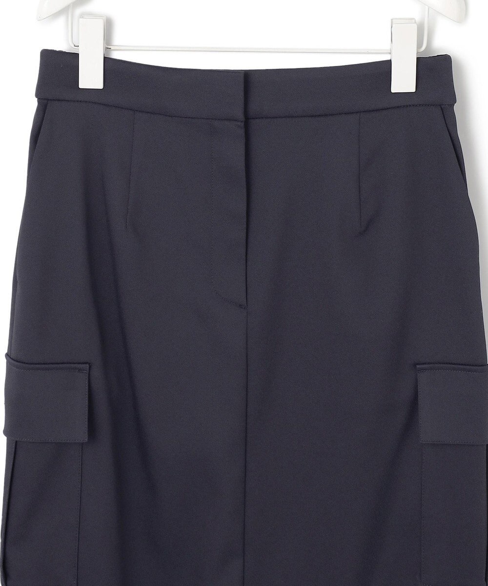 ICB L 【洗える】ウォームサテン カーゴスカート 