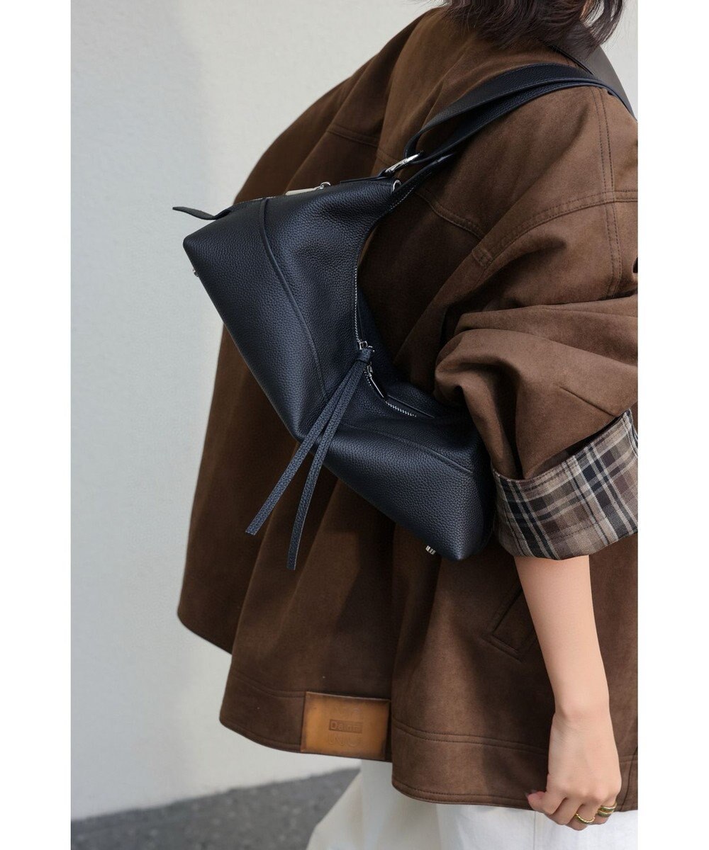 style code 【 通勤使用可能 】 牛革 細身シルエットショルダーバッグ 