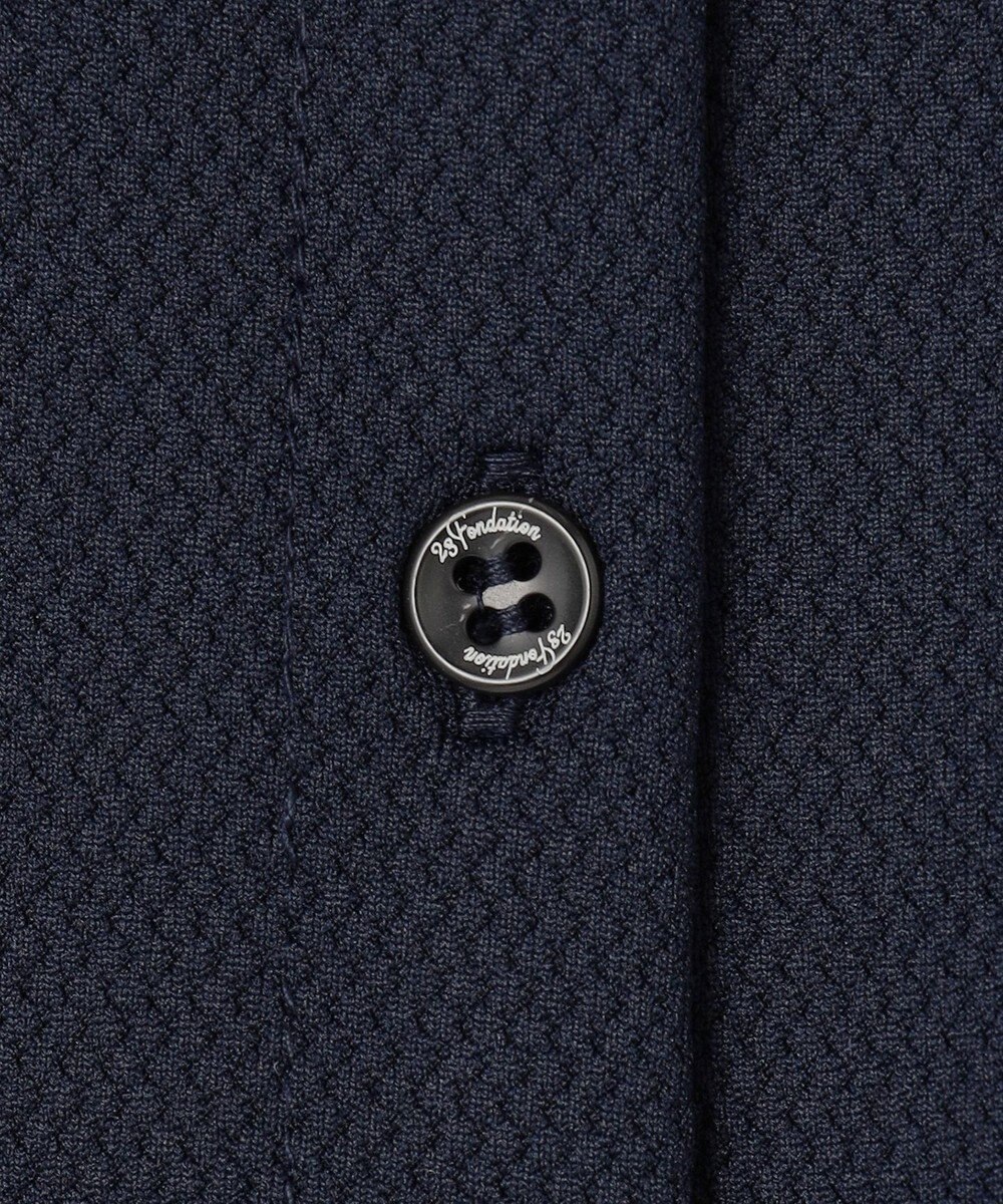 23区GOLF 【23Fondation/WOMEN】シアー袖 ニットポロ 