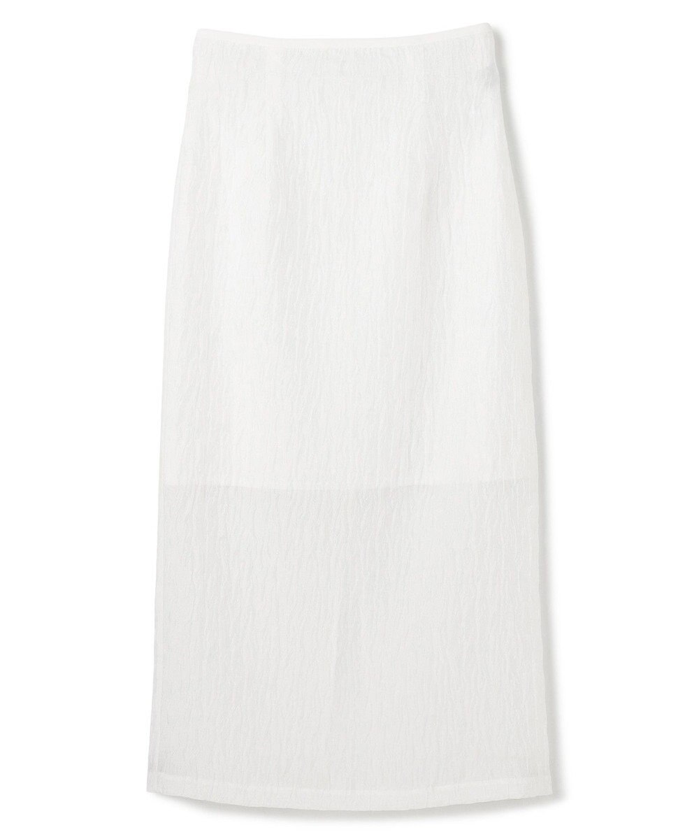 uncrave 【佐藤晴美さん着用】シアー ジャガード タイト スカート 