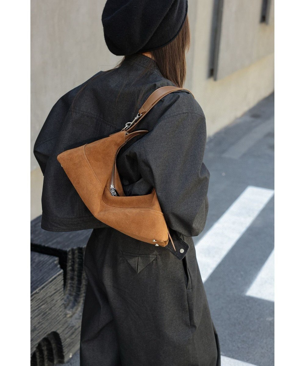 style code 【 通勤使用可能 】 牛革 細身シルエットショルダーバッグ 