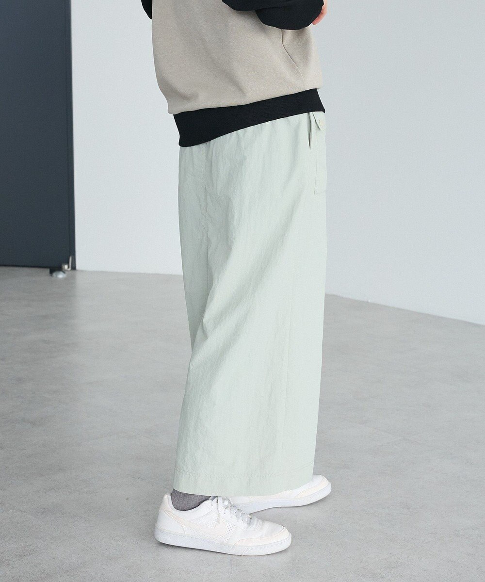 CRAFT STANDARD BOUTIQUE ナイロンダブルウエストIラインスカート 