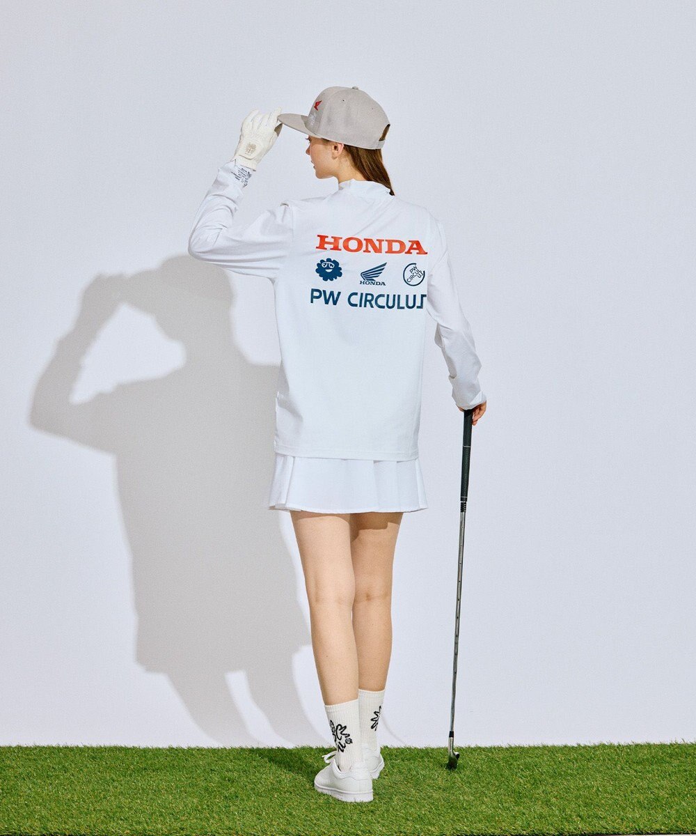 PW CIRCULUS 〈Hondaコラボ〉【UNISEX】 モックネックT ゴルフ 