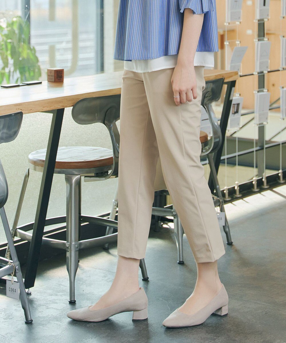 Tiaclasse L 日本製サーラドライ・テーパードパンツ 