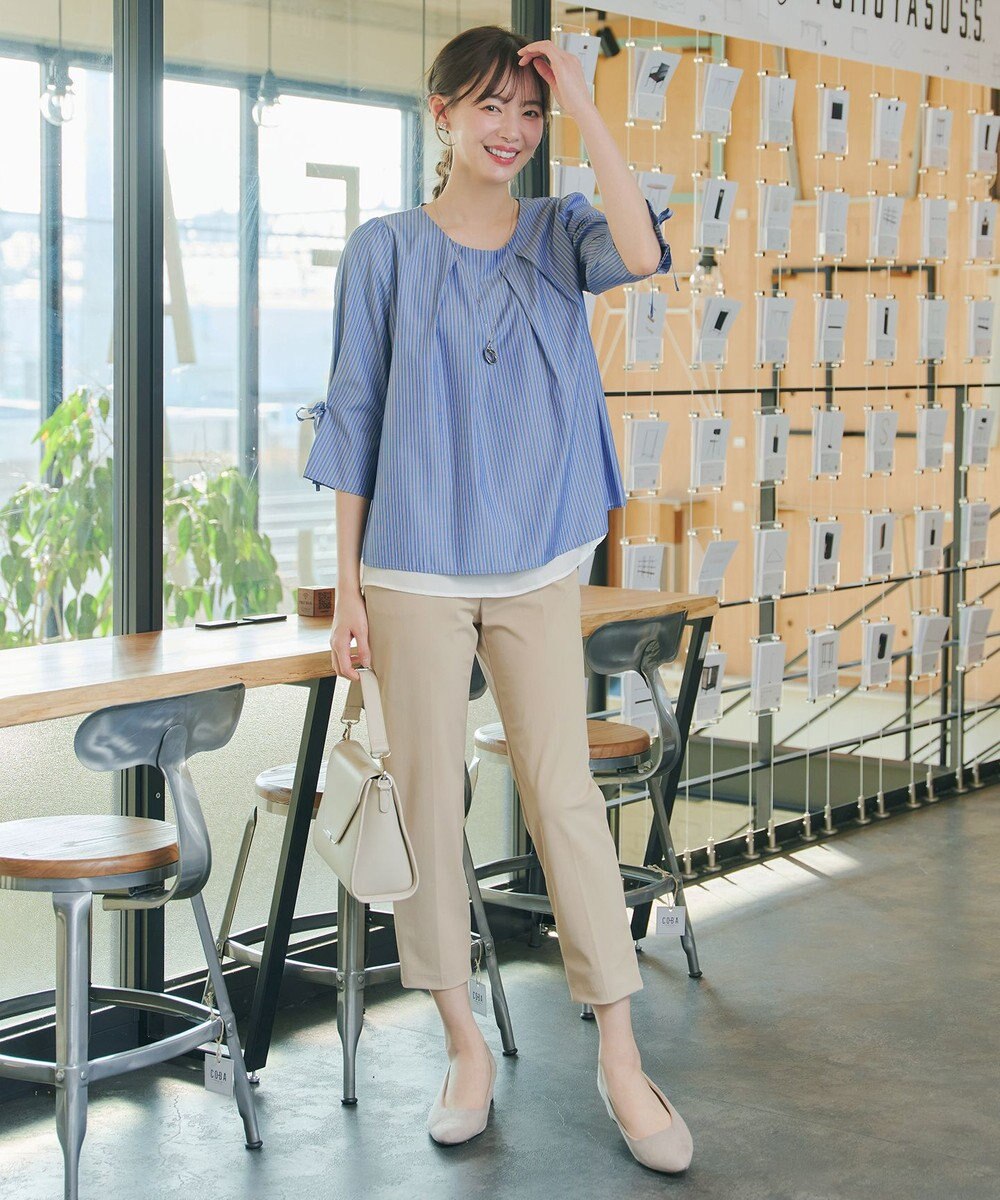 Tiaclasse L 日本製サーラドライ・テーパードパンツ 