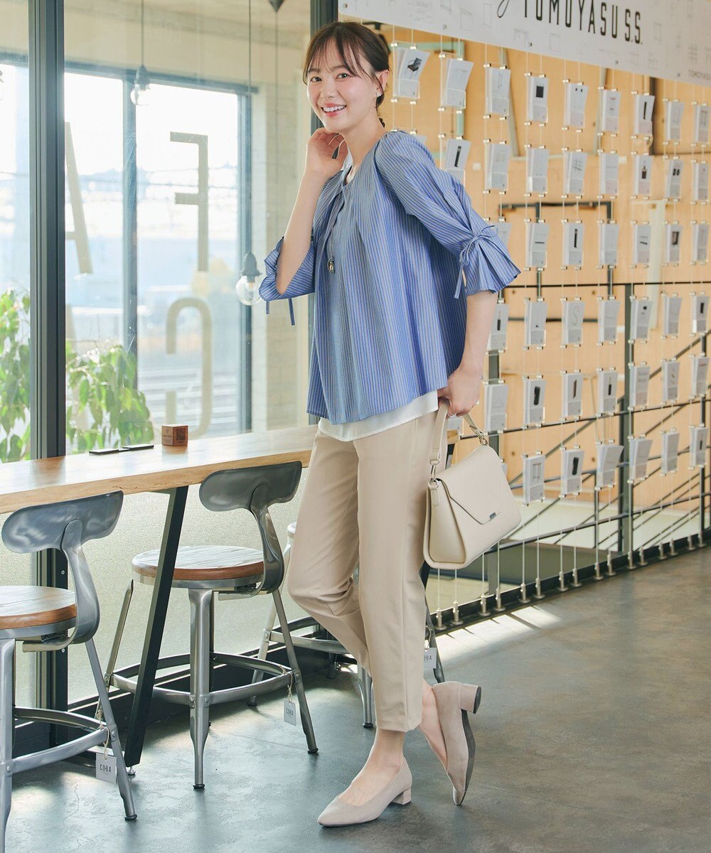 Tiaclasse L 日本製サーラドライ・テーパードパンツ 