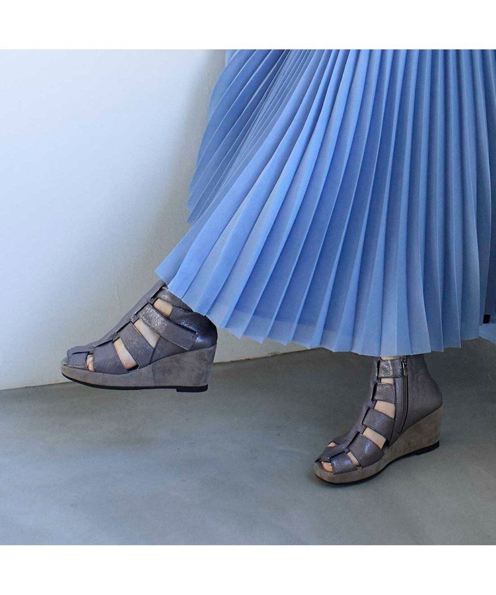 MODE ET JACOMO <D'ICI>グラディエーターウエッジブーツサンダル 