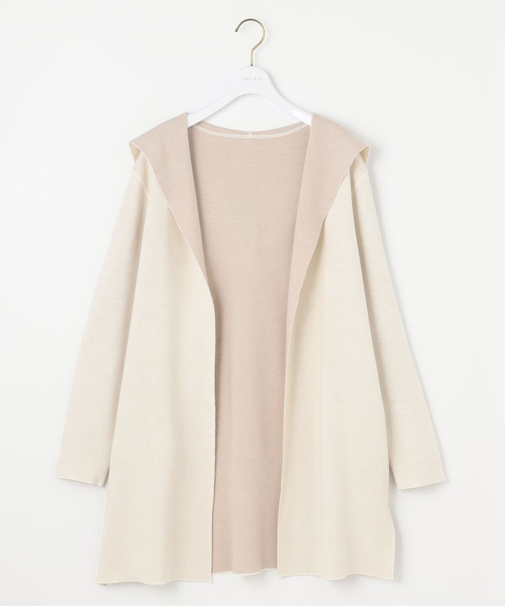 ANY SIS 【2WAY】リバーシブルフーディ アウター 