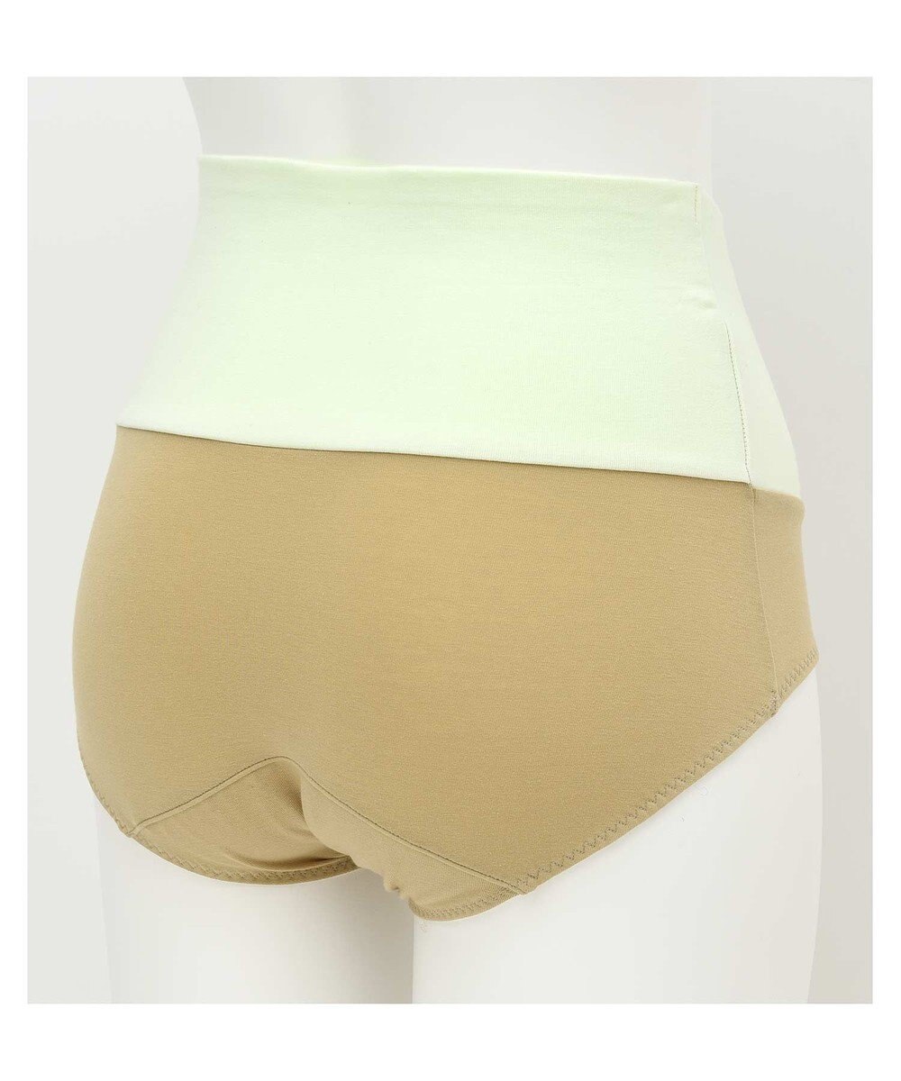 une nana cool 綿ベア天竺 カラーブロッキング サニタリーショーツ 