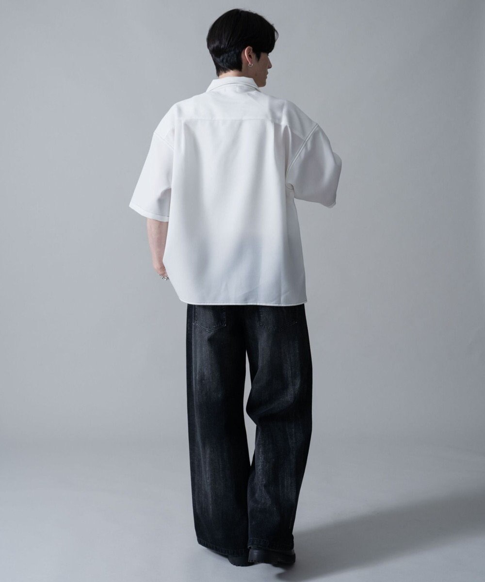 WEGO 【速乾/しわになりにくい/MLサイズ展開】ドライポリオープンカラーシャツ（SS） 