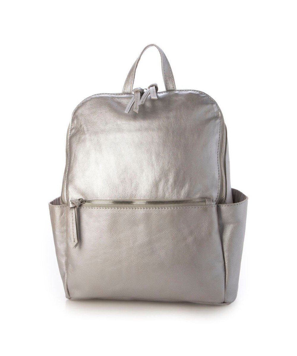 UNBILLION ペルケ perche / ダブルジッパー牛革バックパック 
