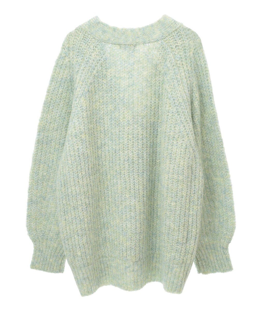 earth music&ecology ふわふわＭＩＸヤーンカーディガン 