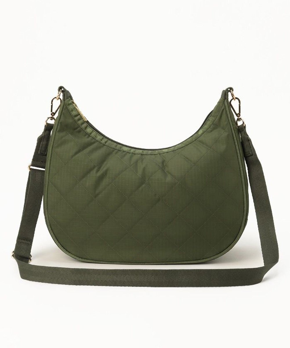 LeSportsac CHAIN N/S CONV HOBO/ダークオリーブチェーンキルト 