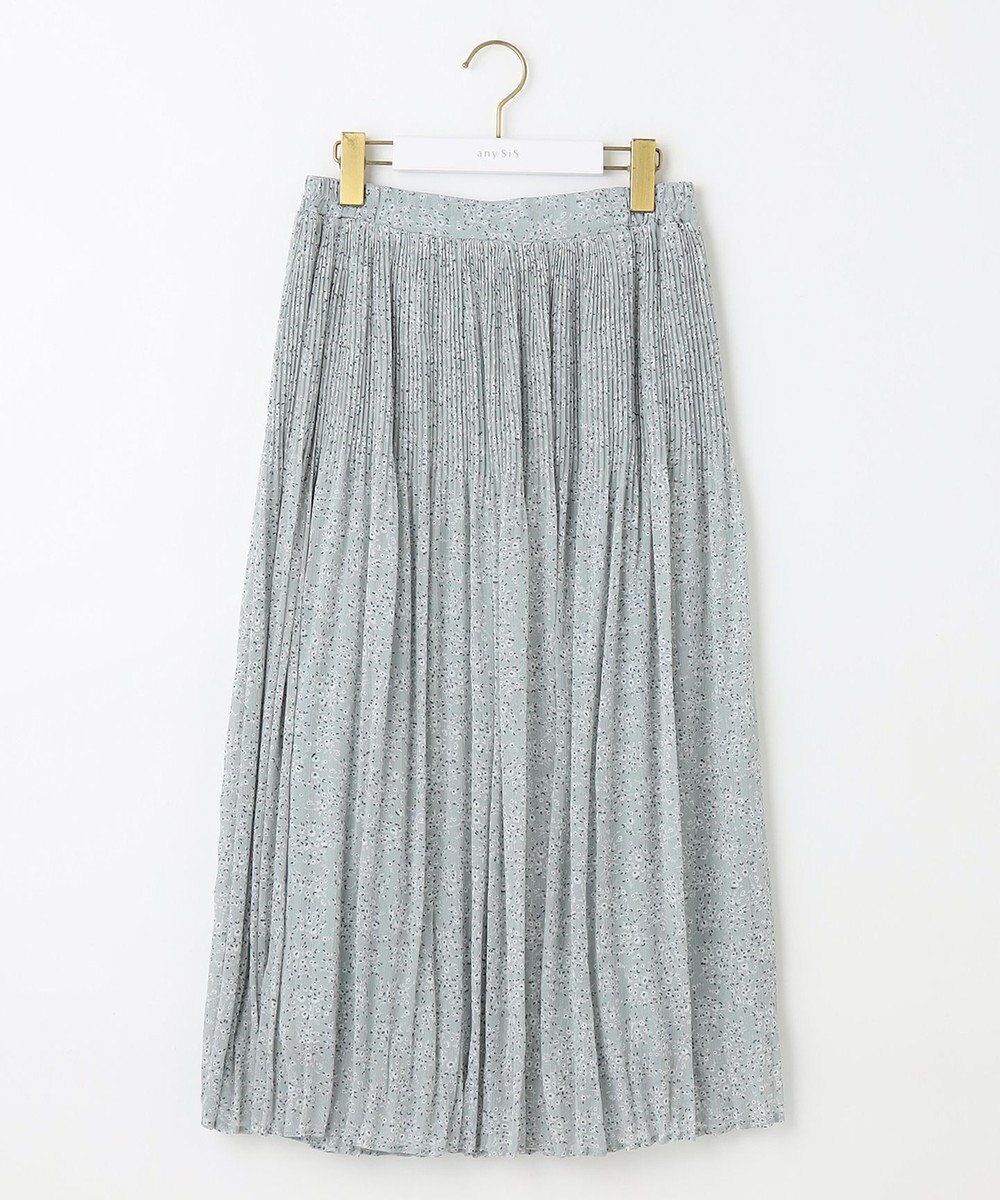 ANY SIS 【洗える】クリスタルプリーツフラワー スカート 