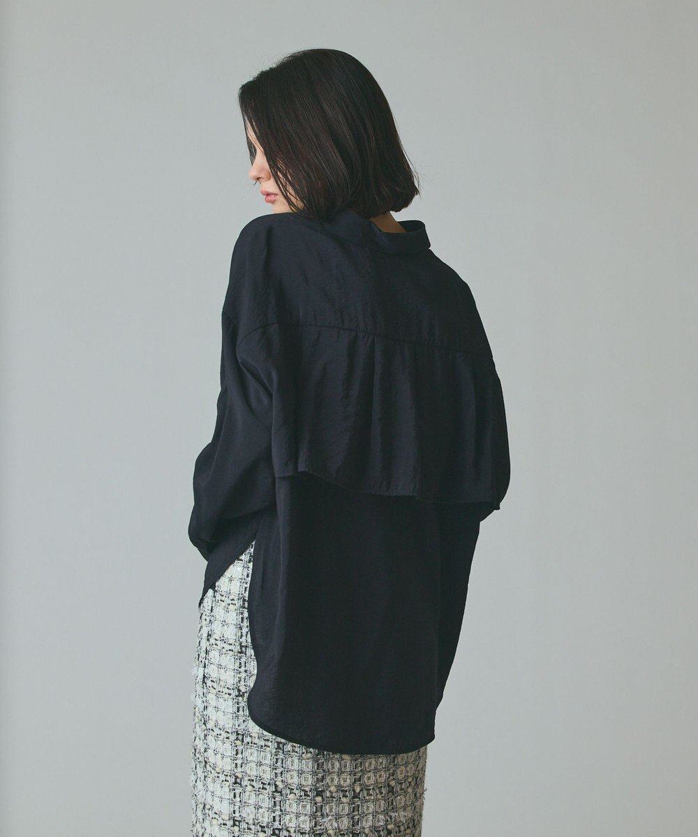 GRACE CONTINENTAL ボウタイシアーシャツ 