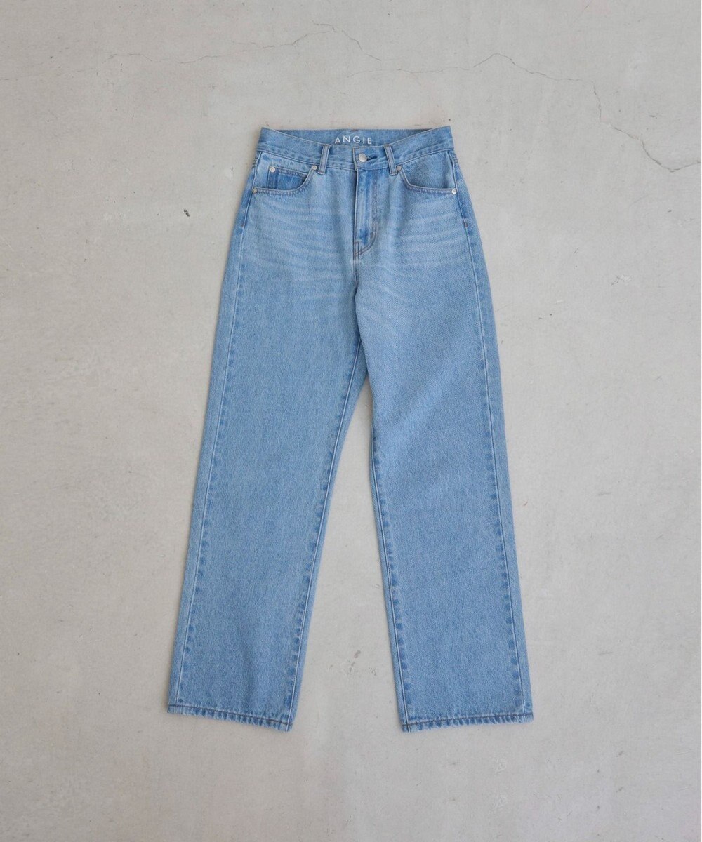 WEGO 【ANGIE VINTAGE/SMLサイズ展開】ストレートデニムパンツ 