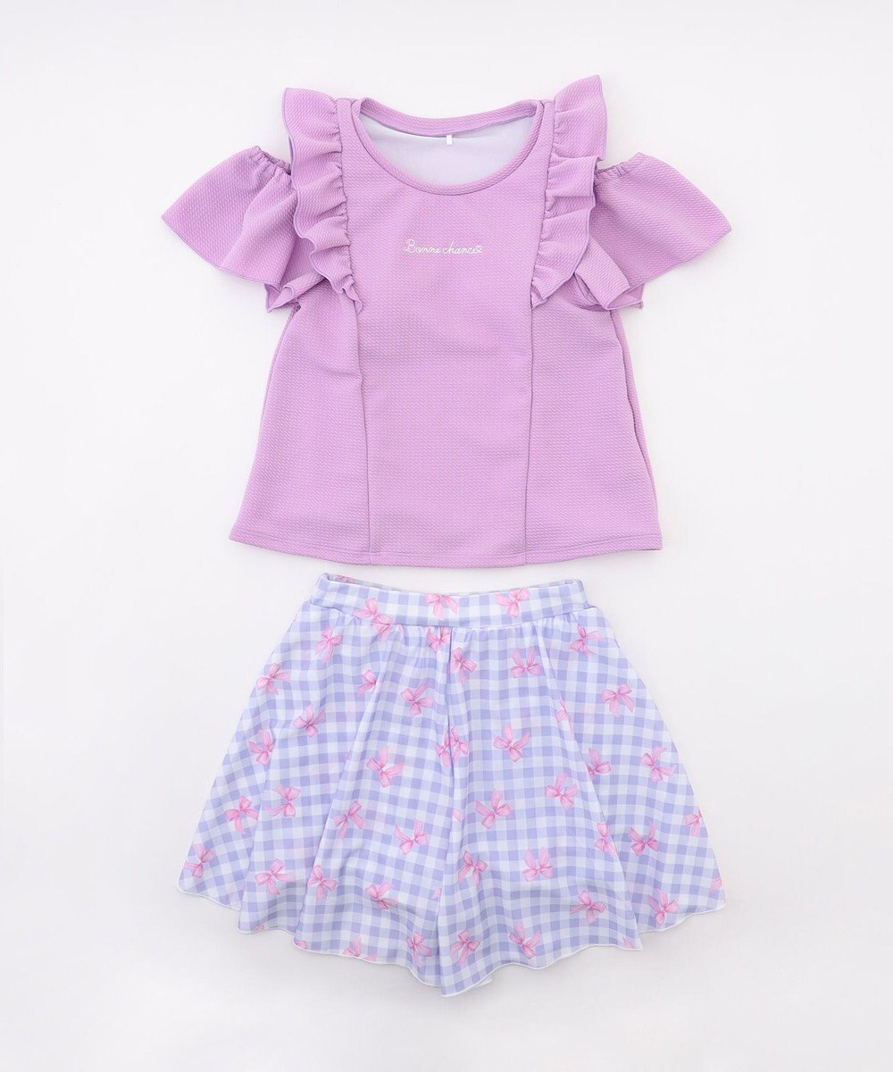 ANY KIDS 【UVカット】2WAYショルダーセパレート水着 